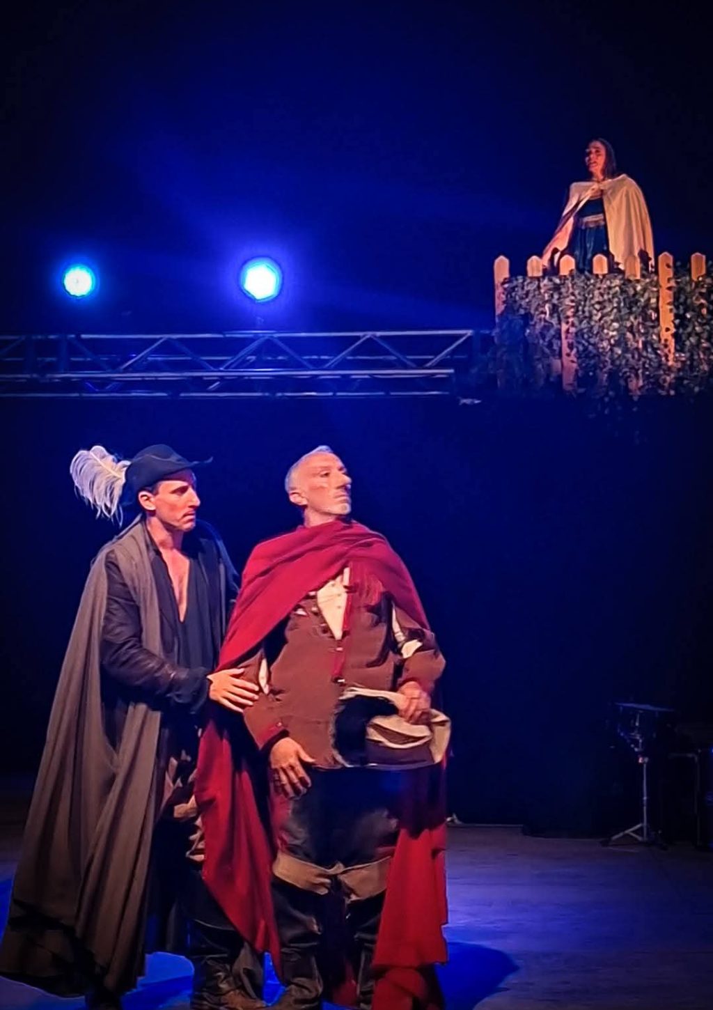 La scène du Balcon, Cyrano, Roxane, Christian